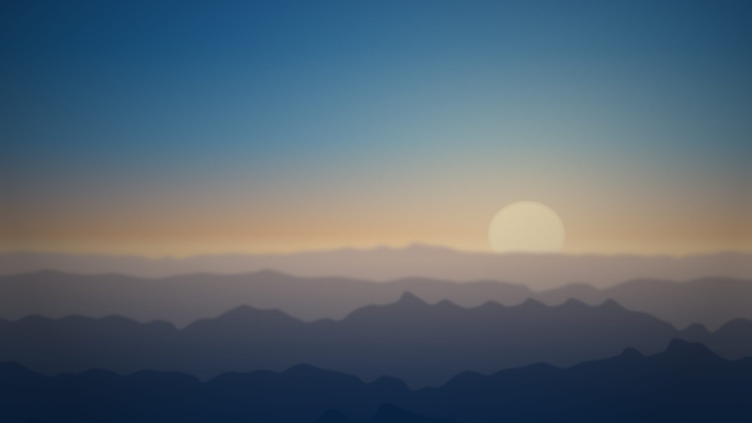 Lever du soleil sur les collines du Sahel